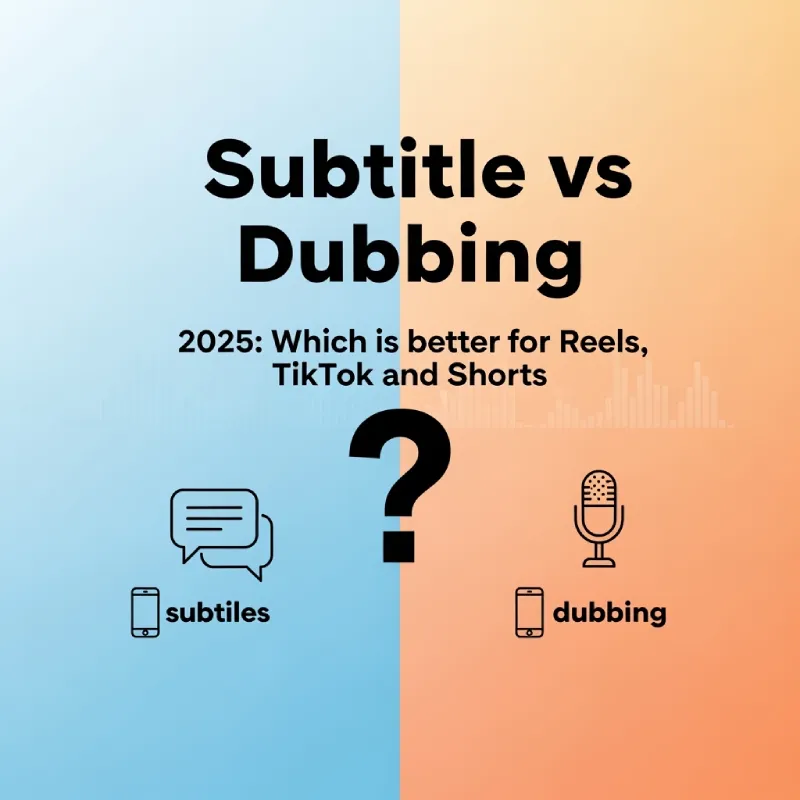 Subtitles vs Dubbing